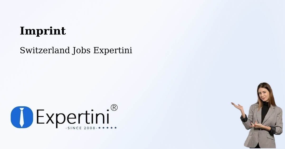 Imprint – Oberriet - Switzerland Jobs Expertini